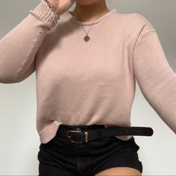 Brandy Melville Tops - 2/$50 Brandy Melville- Pink Knit Sweater